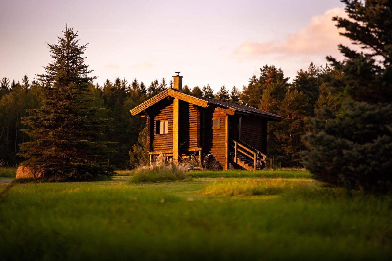 Vila Vyhlídkový srub na kraji Brd Hurky  Exteriér fotografie